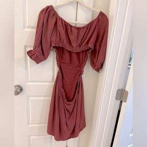 Open lower back dress